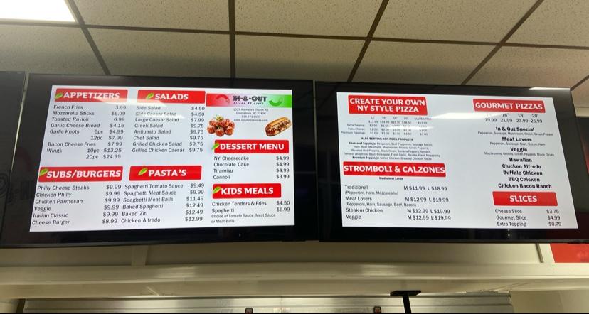 Soprano's Pizza Menu